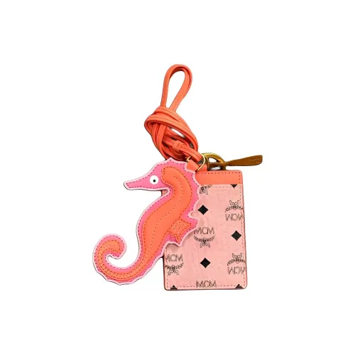 MCM Aren Visetos Натуральная кожа наппа Картхолдер Картхолдер Женские Апельсин