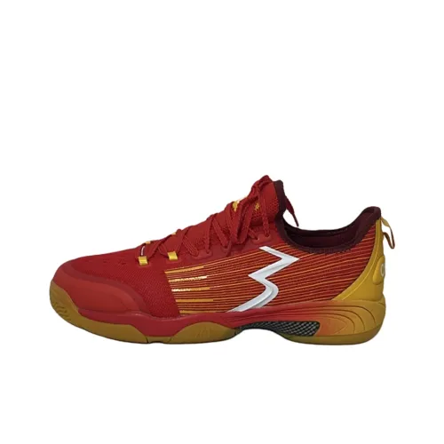 361° Штаны Устойчивые к истиранию Низкий Топ Кроссовки для тренировок Унисекс Красный