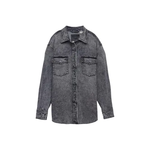 Levis Серые Женские Джинсовые Куртки