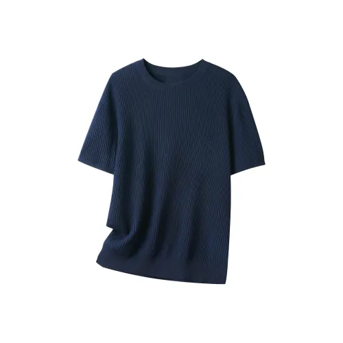 UBV Королевский Синий Мужской Трикотаж