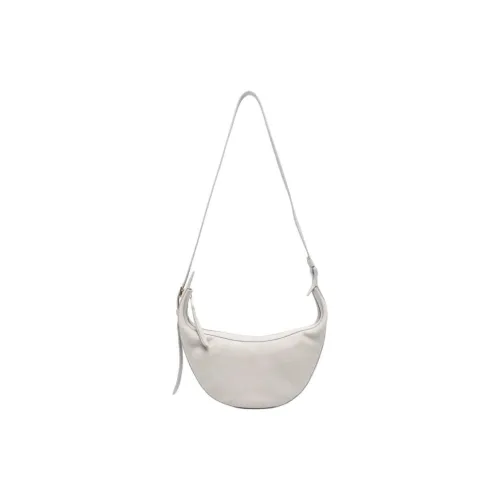 KHAITE Сумка через плечо из кожи женская бежевая