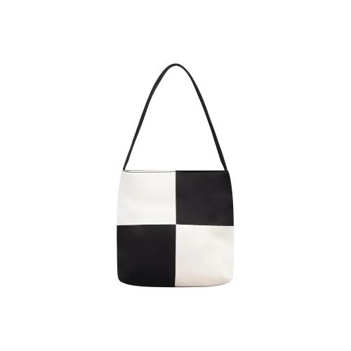 Домашний OF Hai Шелковый Тоут Сумка Сумка для покупок Сумка Женская Черная и Бежевая