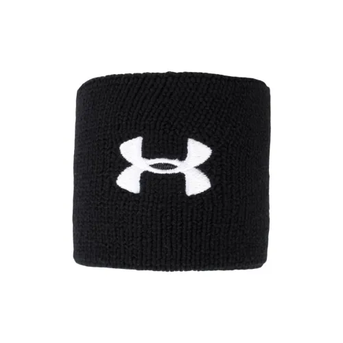 Under Armour Полиэстер Эластодиен Наручные повязки Мужской Черный