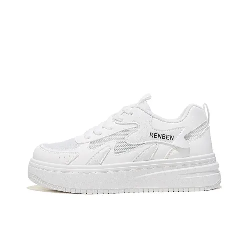 RENBEN Trendy Versatile Кроссовки для тенниса Модный Удобный Классический Минималистский стиль Белый Кроссовки