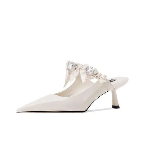 Shesrim Вязаные ткани Rhinestone Домашние тапочки Slip Женские