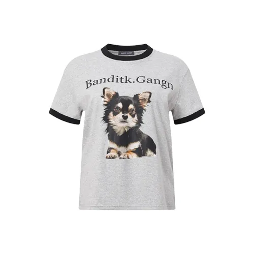 BANDITK GANGN T Рубашка Унисекс Фотиния Серый