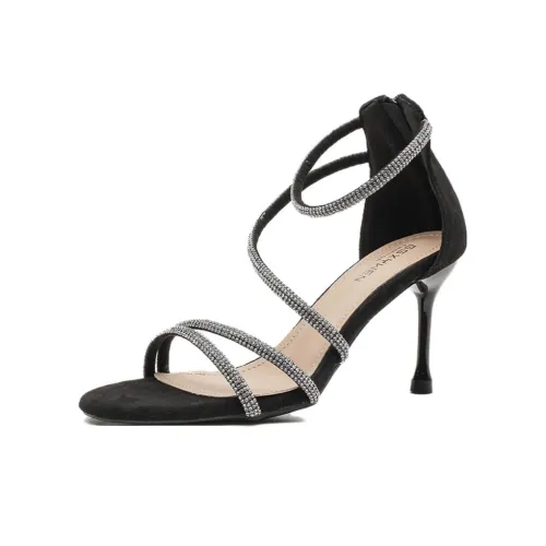 Lanza One Ремешок Сандалии Женские Черные