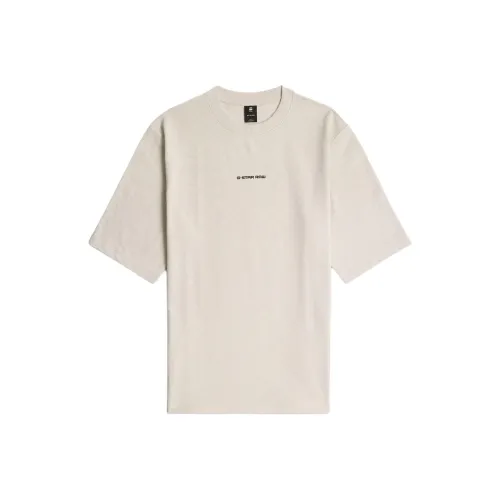 STAR Натуральная Белая Мужская T-Рубашка