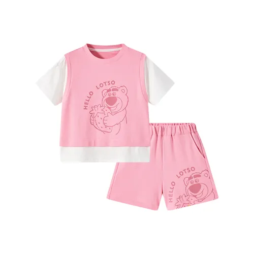 Disney Повседневная спортивная одежда Mickey Collection Lotso Collection SS25 2 предмета комплект розовый для детей 3-7 лет
