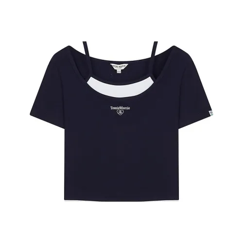 Teenie Weenie Темно-синие Женские Футболки
