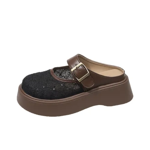 SUPEREDGE Резиновая подошва пэчворк из кожи тихие устойчивые к истиранию домашние тапочки для женщин