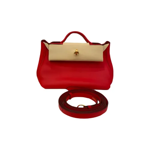 HERMES 24 24 Evercolor Swift Телячья кожа Бананка Сумка через плечо Сумка Мини Женская Spicy Перечно-красный