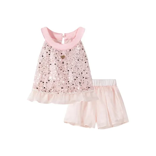 Disney Повседневная спортивная одежда Minnie Series 2 предмета комплект розовый для детей 3-7 лет