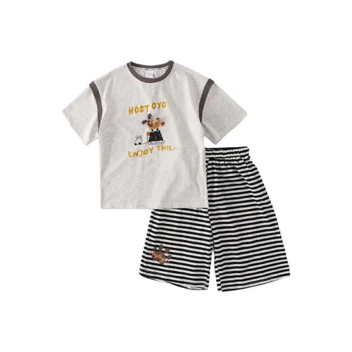 Royal Childlike Повседневная спортивная одежда SS25 2 предмета комплект Фотиния серый для детей 3-7 лет