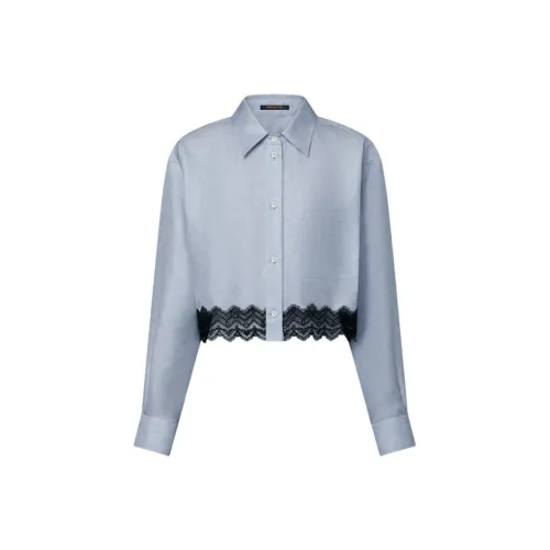 LOUIS VUITTON Рубашка Женская Синяя