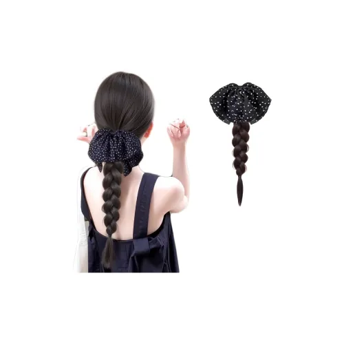 TIANKONGSHU Стиль Instagram Гороховый узор Бант Перука Лошадь Ласточкин хвост