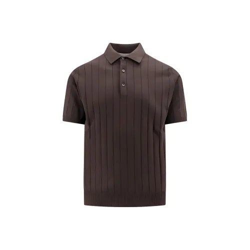 CORNELIANI Поло Мужское Коричневое
