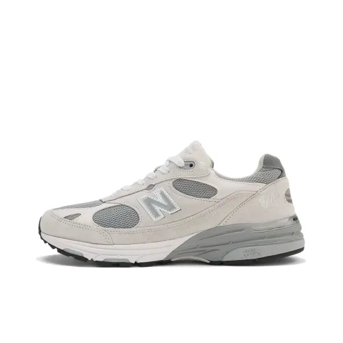 New Balance NB 993 Low Топ Повседневные Беговые Кроссовки Унисекс Серый Белый