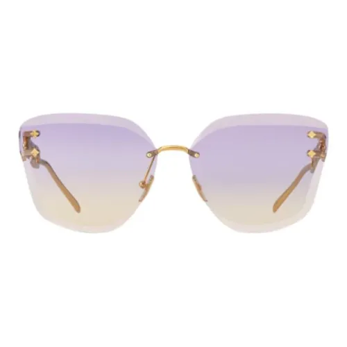 LOUIS VUITTON Аксессуары для устройств Нерегулярной формы Солнцезащитные очки Женские Золотые