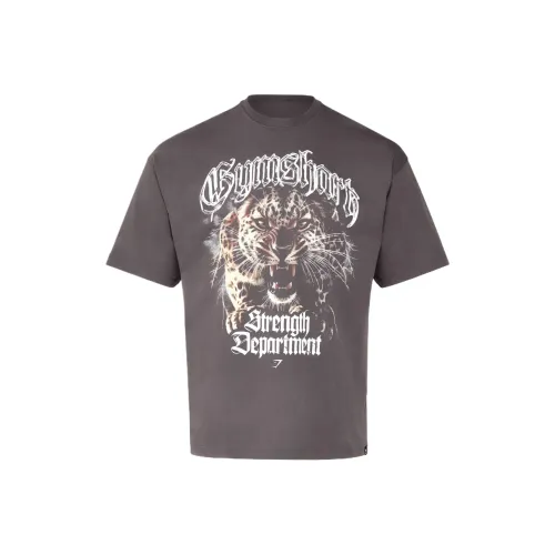 GYMSHARK Strength DEPARTMENT Animal OVERSIZED T-Shirt T-Shirt Men's Gray Purple