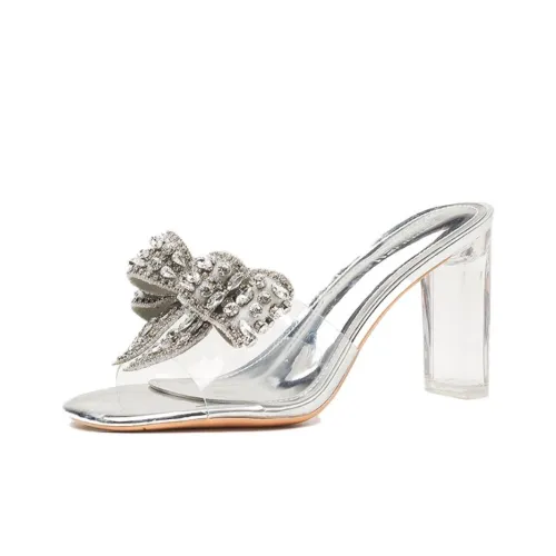 Lanza Резиновая подошва устойчивая к абразиву слипоны женские серебряные