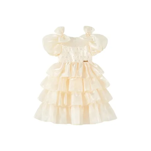 Disney Платье Бежевый Children Возраст 3-7 лет