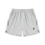 Светло-серые шорты с вышивкой [влагоотводящие]