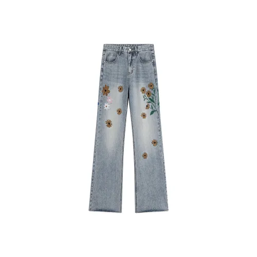 LA'T.WEEKEND Унисекс Джинсы