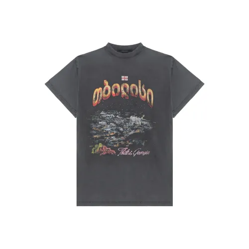 Balenciaga SS25 T-Shirt Loose Fit Men's Black