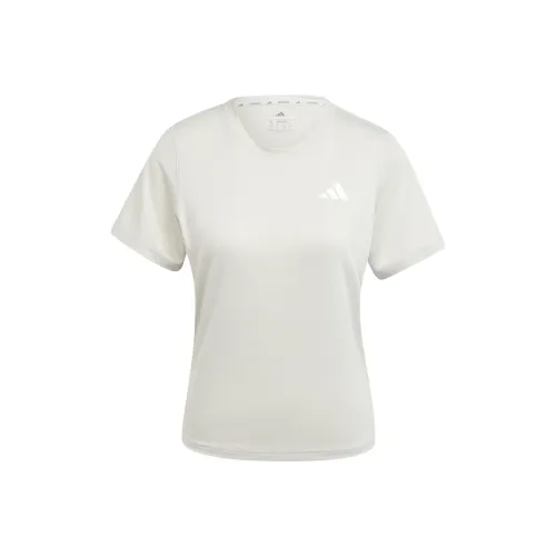 Adidas 3 StripesClimacool SS25 T Рубашка Женская Магический Алюминиевый Оксид Белый