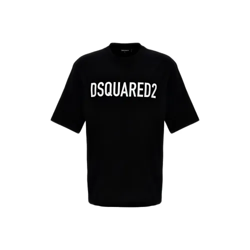 DSQUARED 2 Черные Мужские T-Рубашки