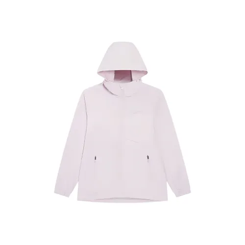 PEAK Тренчкот Женский Белый Фиолетовый