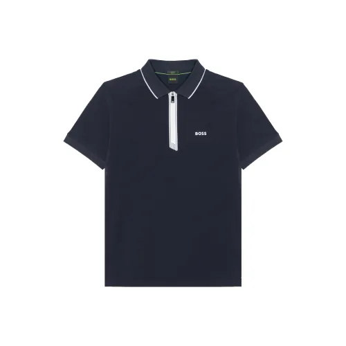 Hugo Boss Поло Мужское Морской Синий