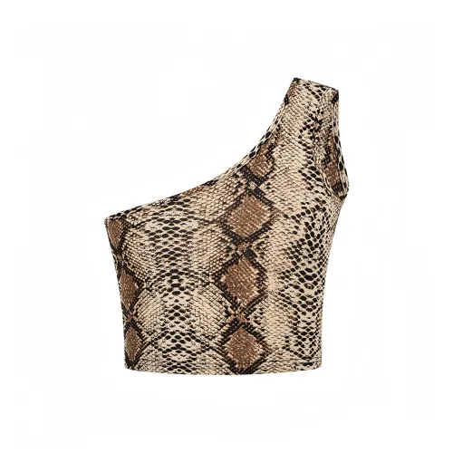 NEMOWU Леопардовый принт Женские Майки