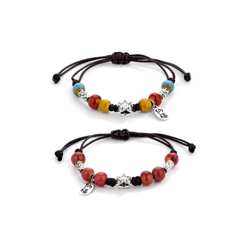 JIAFULAI Цветное стекло Браслеты Унисекс