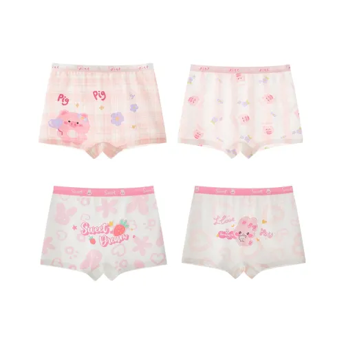 Cotton Трусы 4 Pack Смешанные цвета Детские