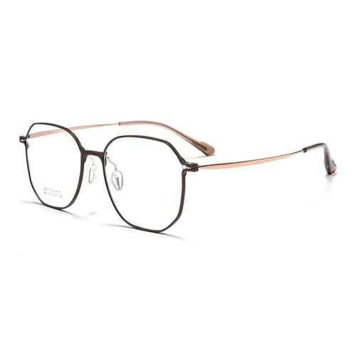 PSACSS Чистый титан Круглые оправы для очков Унисекс