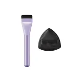 Фиолетовый, плоская подошва, щетка + черный ананас, розовый