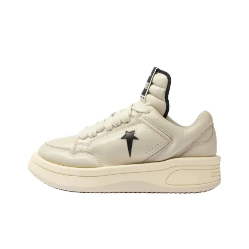 Rick Owens DRKSHDW Converse x DRKSHDW TURBOWPN Повседневный Низкий Топ Бежевый Унисекс