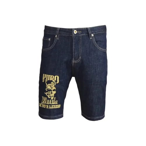 CHENYING Blue Men's Denim Shorts CHENYING Синий Мужские Джинсовые Шорты