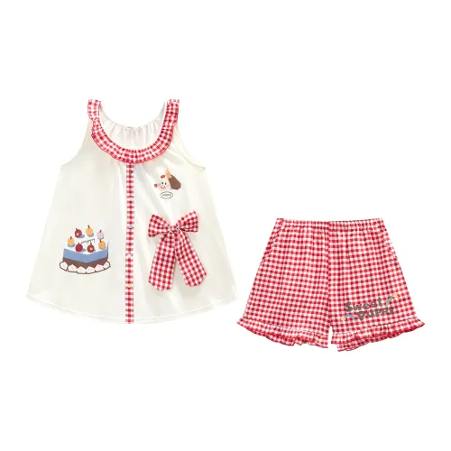 GUKOO Пижамный комплект женский молочно-белый