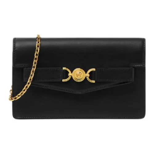 VERSACE Medusa '95 Коровья кожа Ручная сумка через плечо сумка на плечо Женская Черная