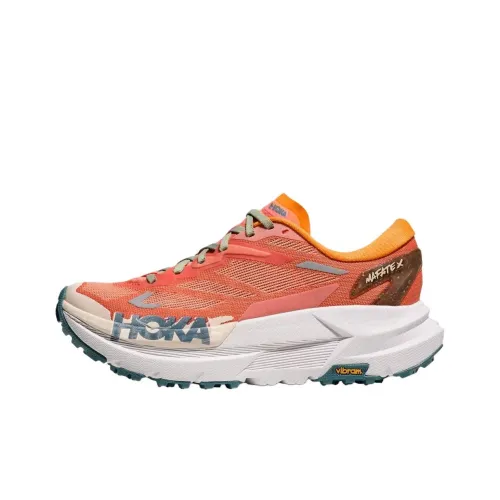 HOKA ONE ONE Mafate X Беговые кроссовки Низкий Топ Оранжевый Женский