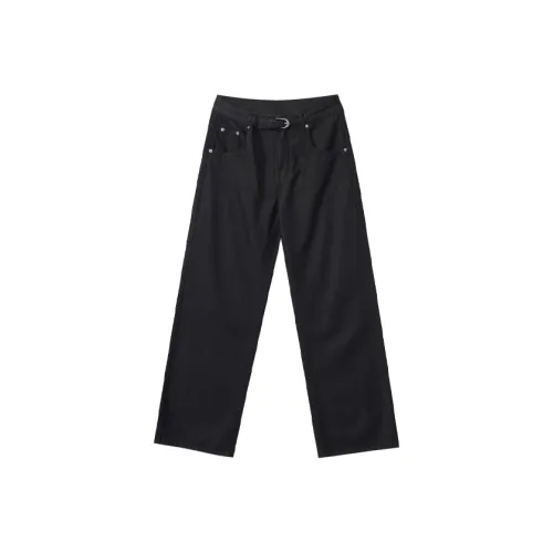 HUALUNDESIGN Черные Мужские Джинсы