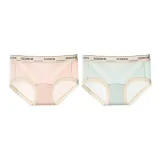 2 пачки - зеленый + светло-розовый