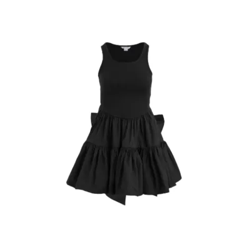 URBAN REVIVO Miu Girlish Глубокий черный Женские Платья без рукавов