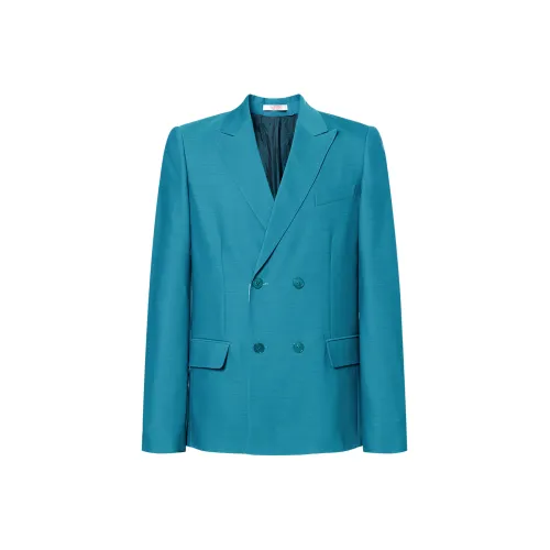 Valentino Бизнес-костюм Пальто Мужской Синий