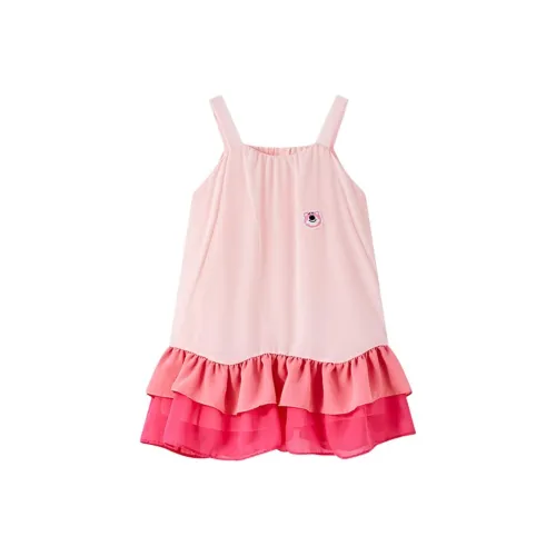 Disney Платье Strawberry Bear Series SS25 Розовый для детей 3-7 лет