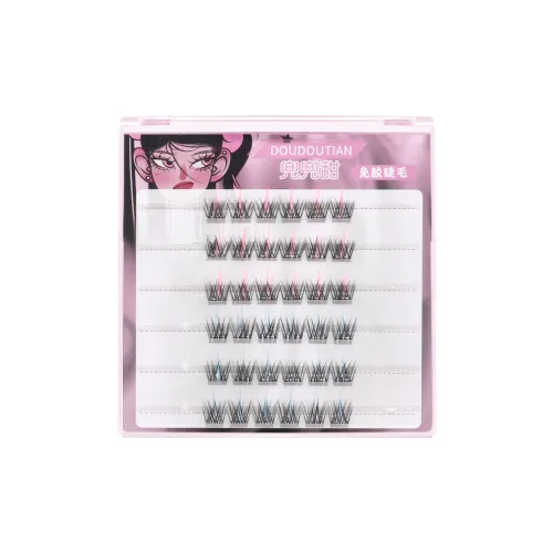 DOUDOUTIAN Клей Бесплатно Многоцветный Двойной Комбинация Накладные ресницы Подсолнух Lazy Trilogy