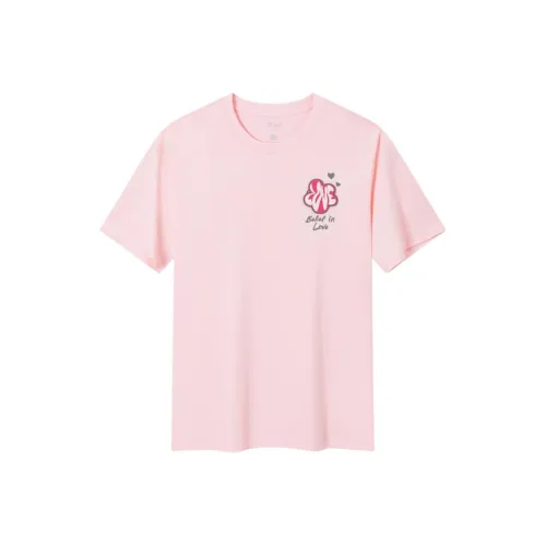 XTEP Балетный розовый Мужская футболка T-рубашка